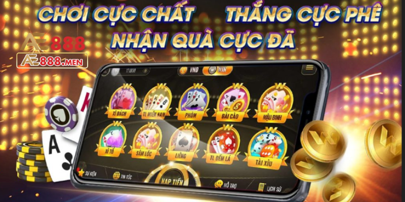 AE888 Game: Kho trò chơi bài đổi thưởng được săn đón nhiều nhất