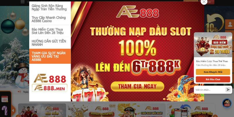 Khuyến mãi mới nhất AE888 2024 - Cơ hội vàng để trải nghiệm trò chơi đỉnh cao 1 Khuyến mãi mới nhất AE888 2024 - Tận hưởng những lợi ích